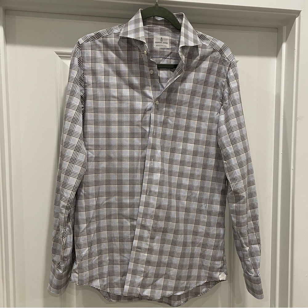 Emanuel Berg Plaid Shirt